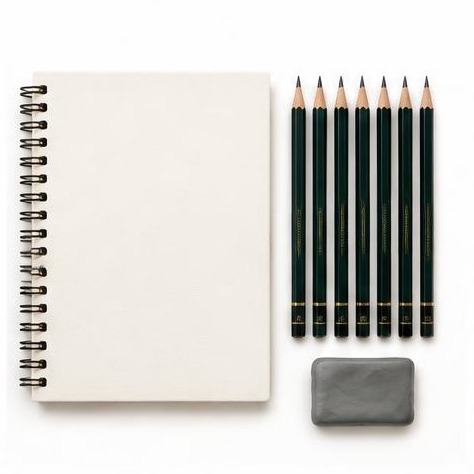 Spiral Sketchbook & Graphite Kit