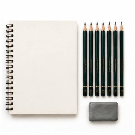 Spiral Sketchbook & Graphite Kit