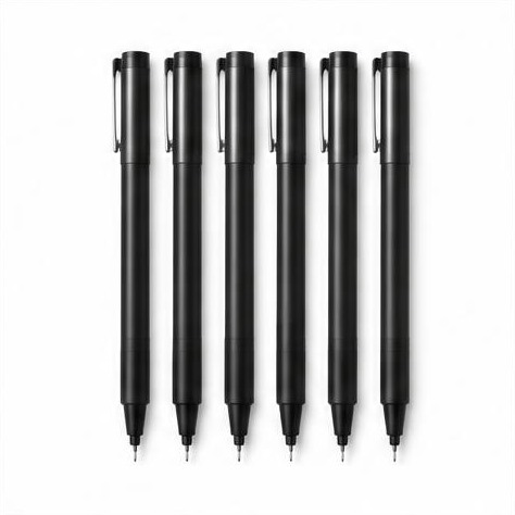 Pigment Fineliner Set, 6 Sizes