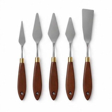 Stainless Palette Knife Set, 5 pcs
