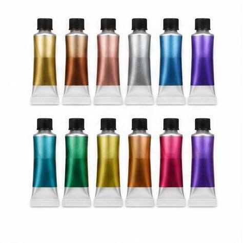Metallic Acrylic Set, 12 × 22ml