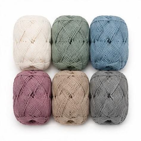 Cotton Yarn Palette, 6 Skeins