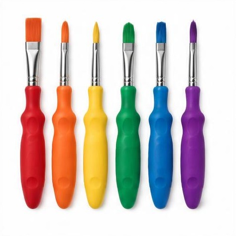 Easy-Grip Children’s Brushes, 6 pcs
