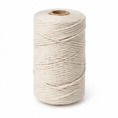 Natural Cotton Macramé Cord, 200m